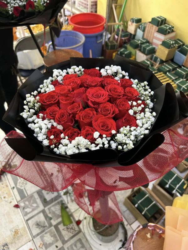 bó hoa tươi đẹp