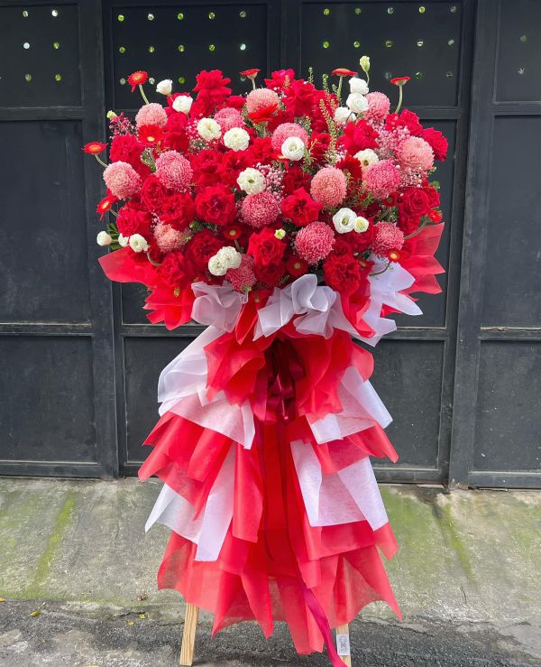 hoa chúc mừng khai trương