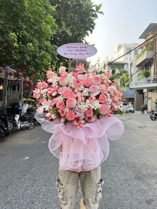 giỏ hoa chúc mừng khai trương