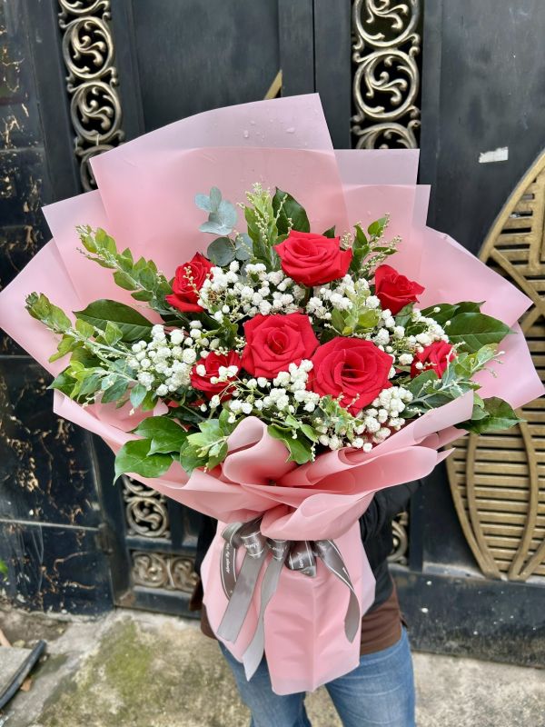 bó hoa tươi đẹp