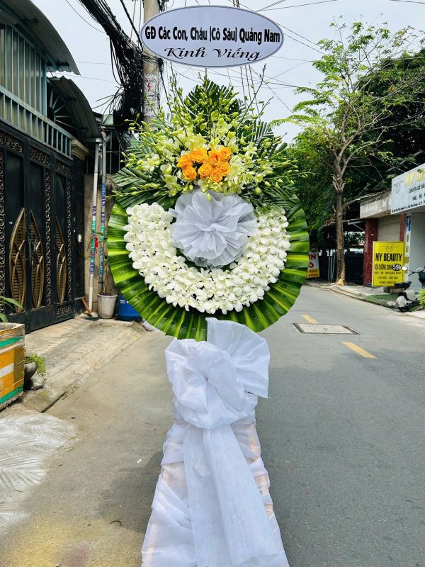 hoa chia buồn
