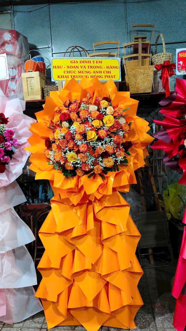 hoa khai trương
