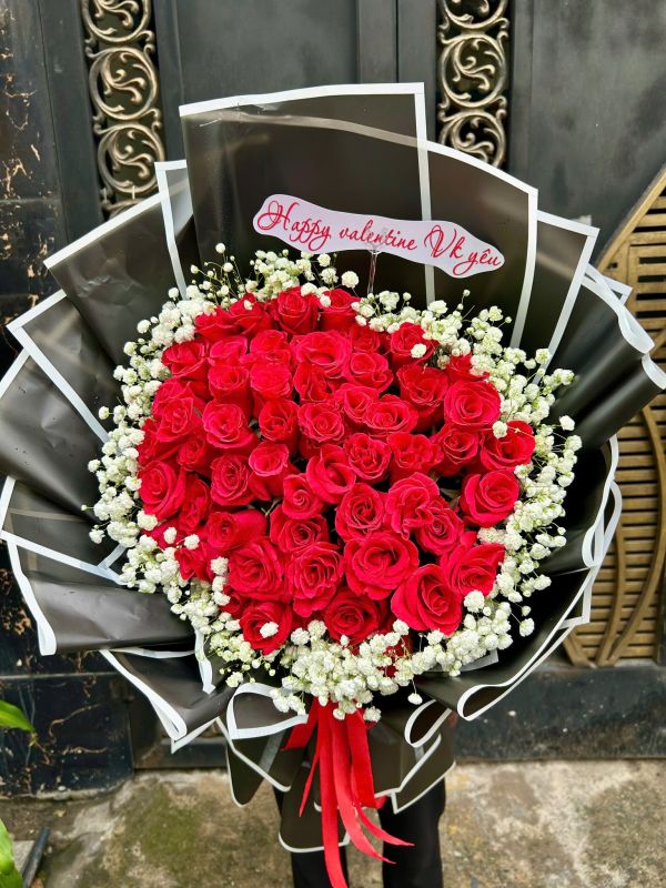 bó hoa chúc mừng