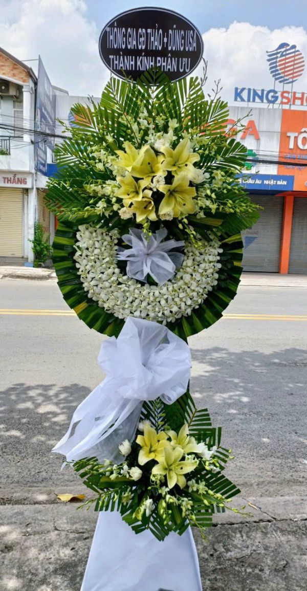 hoa chia buồn