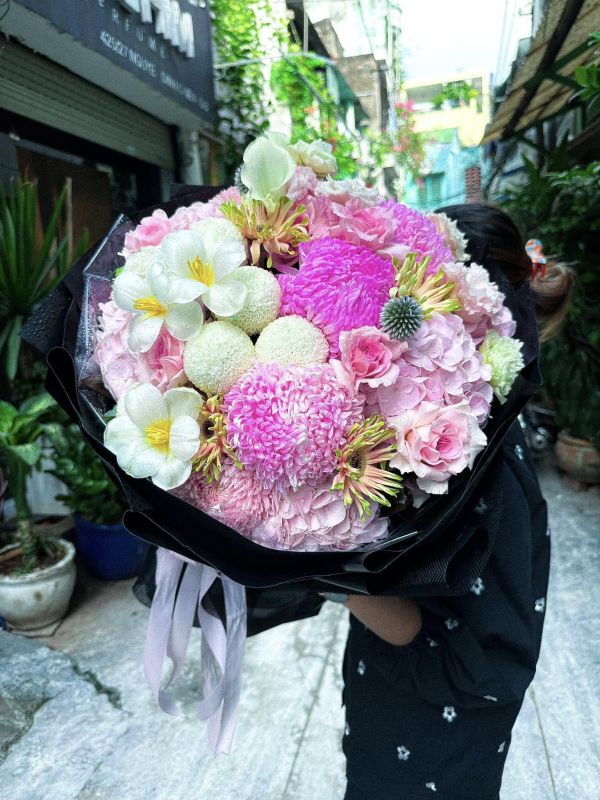 bó hoa tươi đẹp