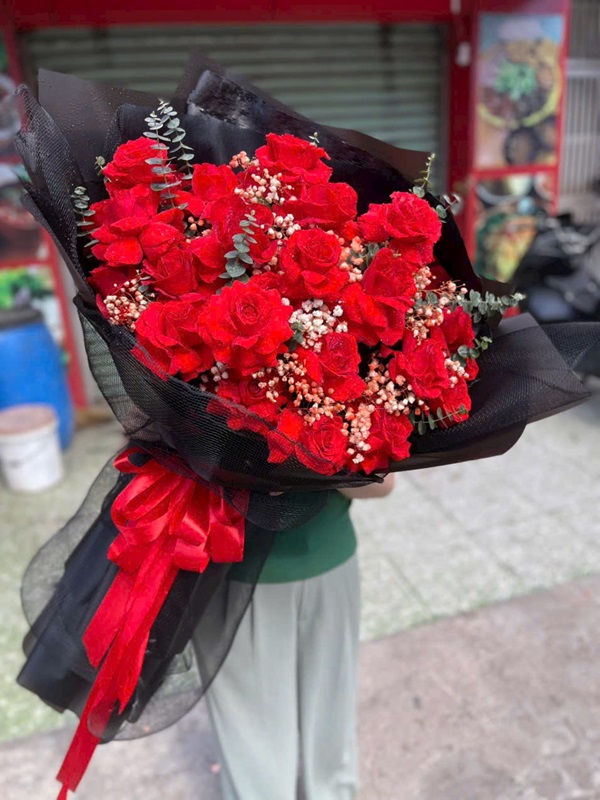 bó hoa tươi đẹp
