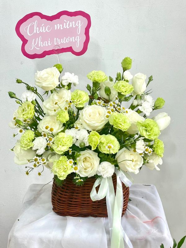 hoa khai trương