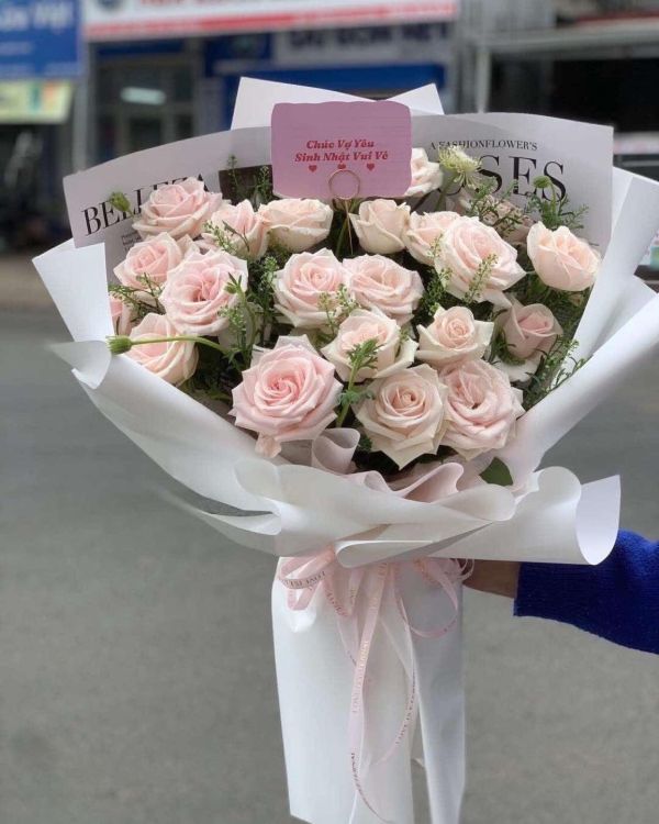bó hoa tươi đẹp