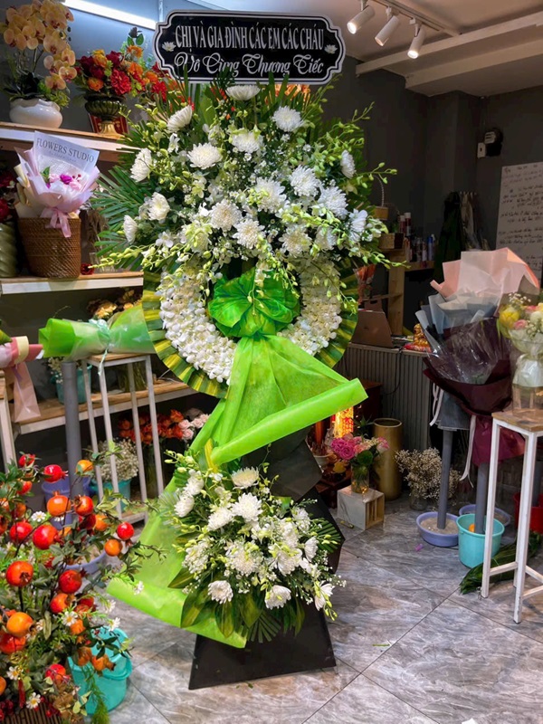 hoa chia buồn