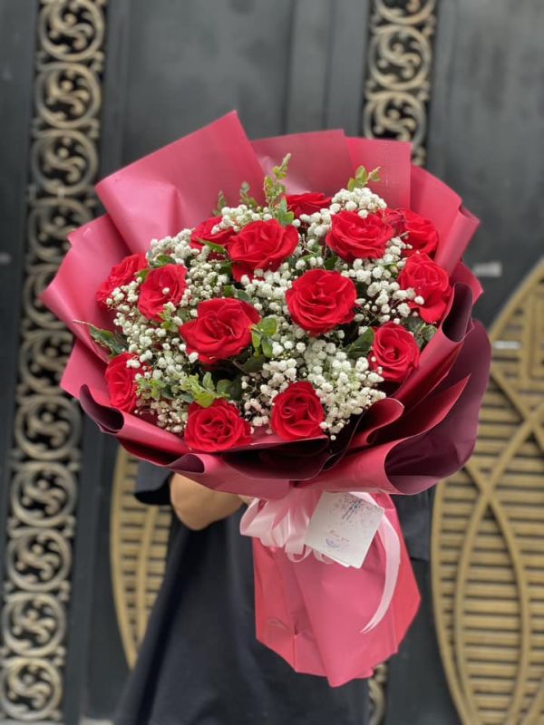 bó hoa hồng đẹp