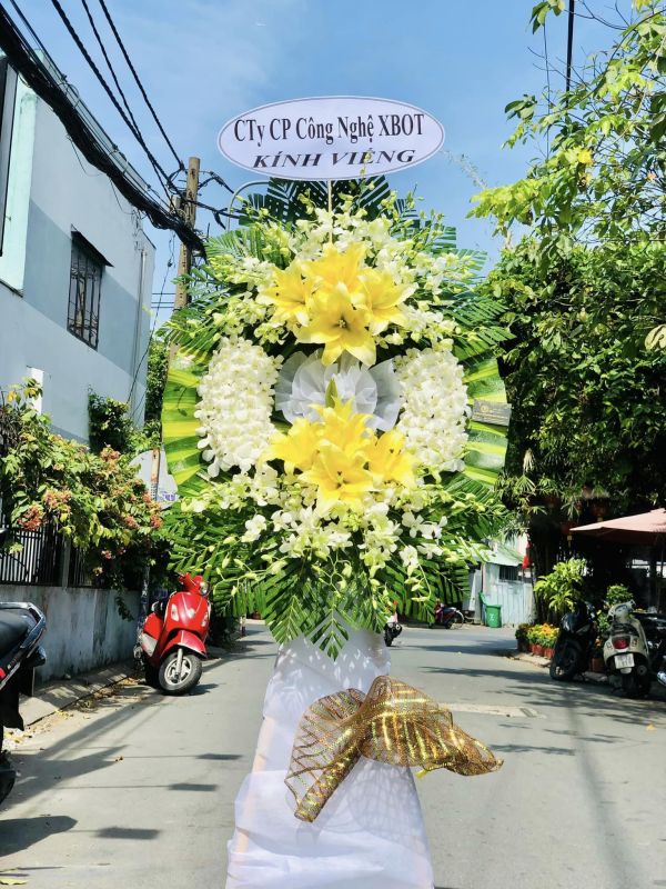 hoa chia buồn