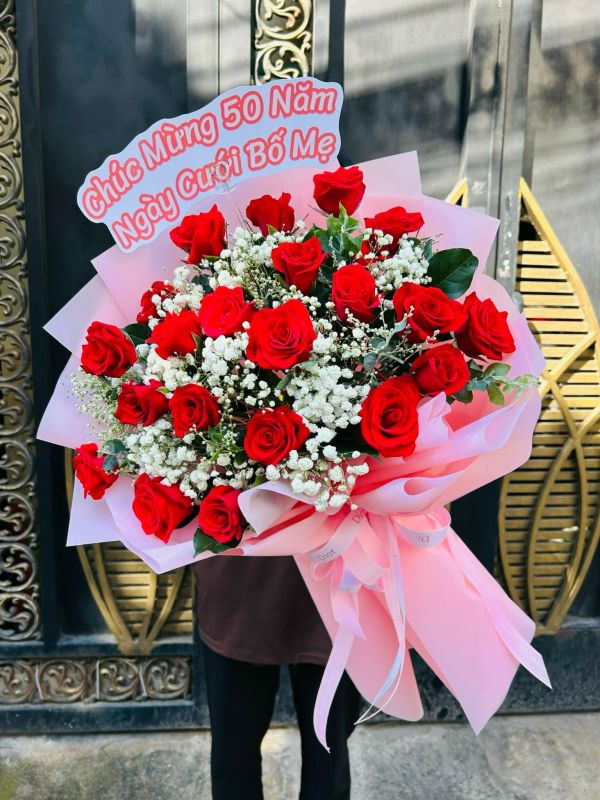 hoa chúc mừng