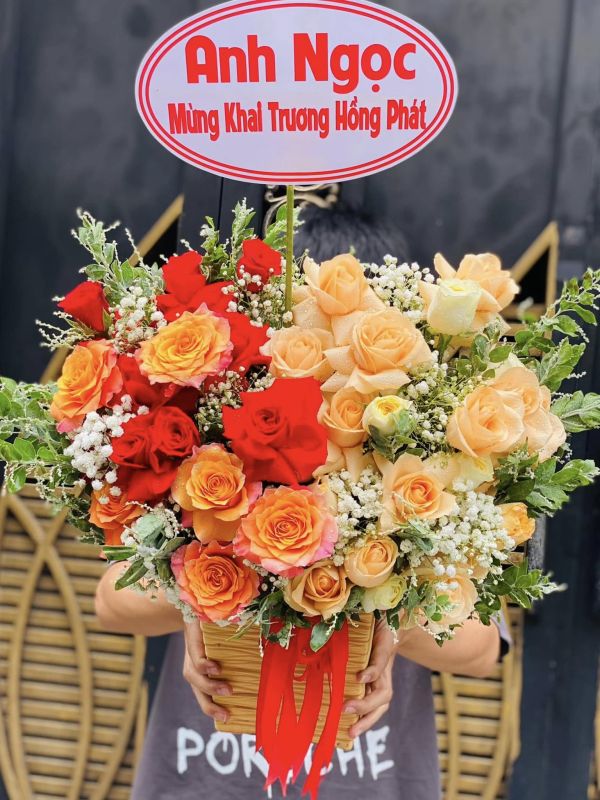 hoa khai trương