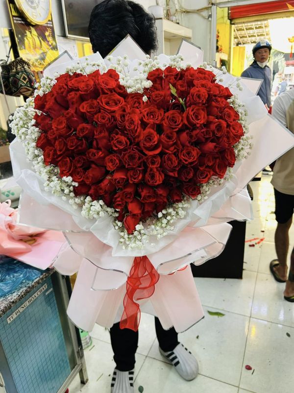 bó hoa tươi đẹp