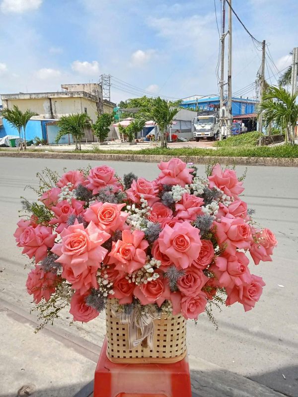 giỏ hoa tươi