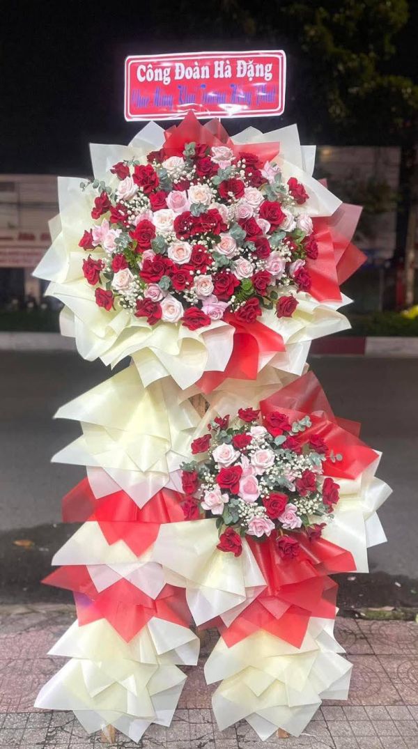 hoa khai trương