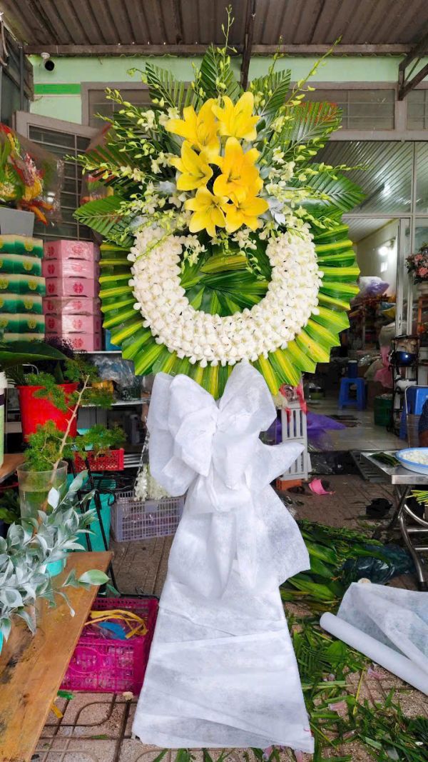 hoa chia buồn