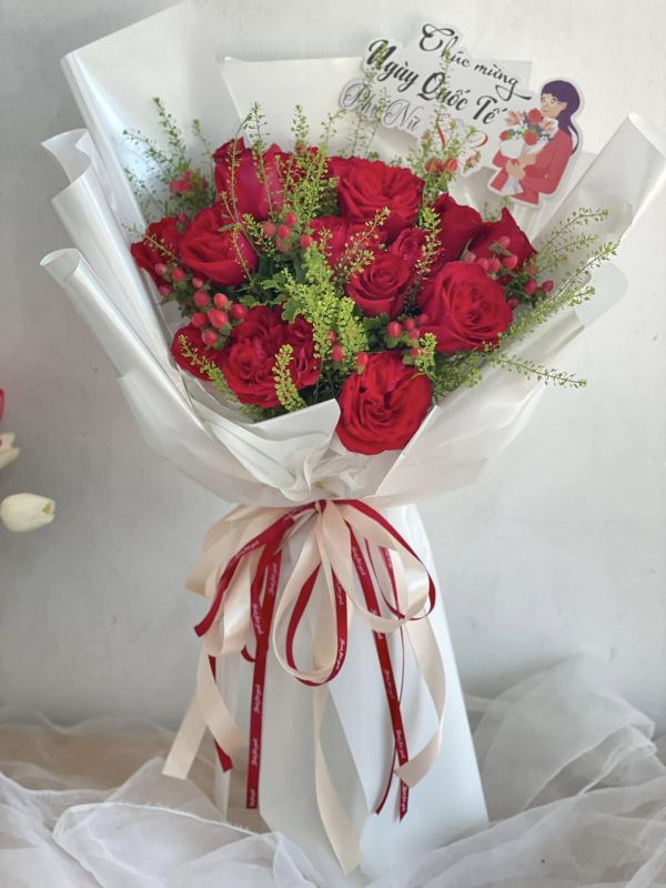 bó hoa chúc mừng