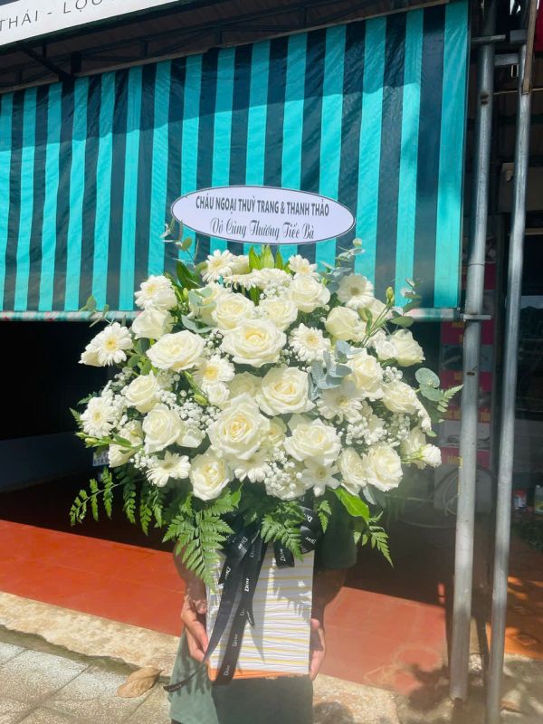 hoa chia buồn