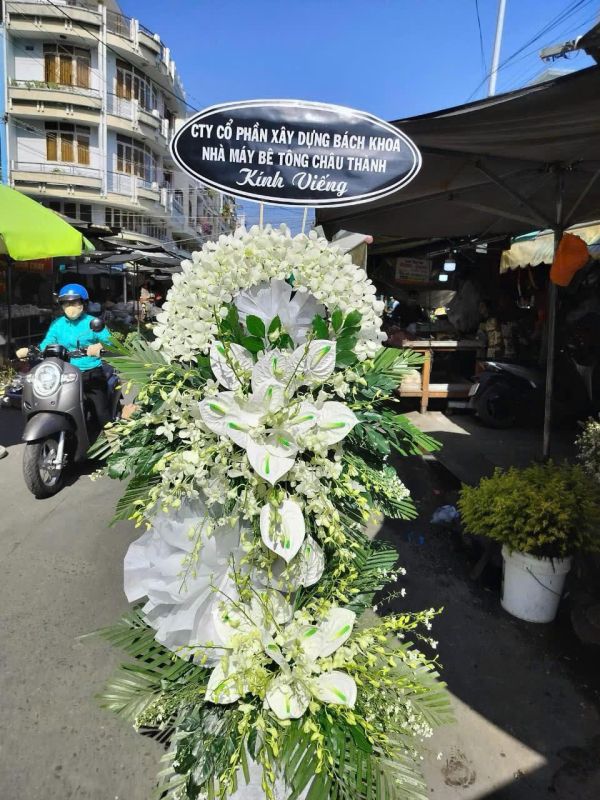 hoa chia buồn