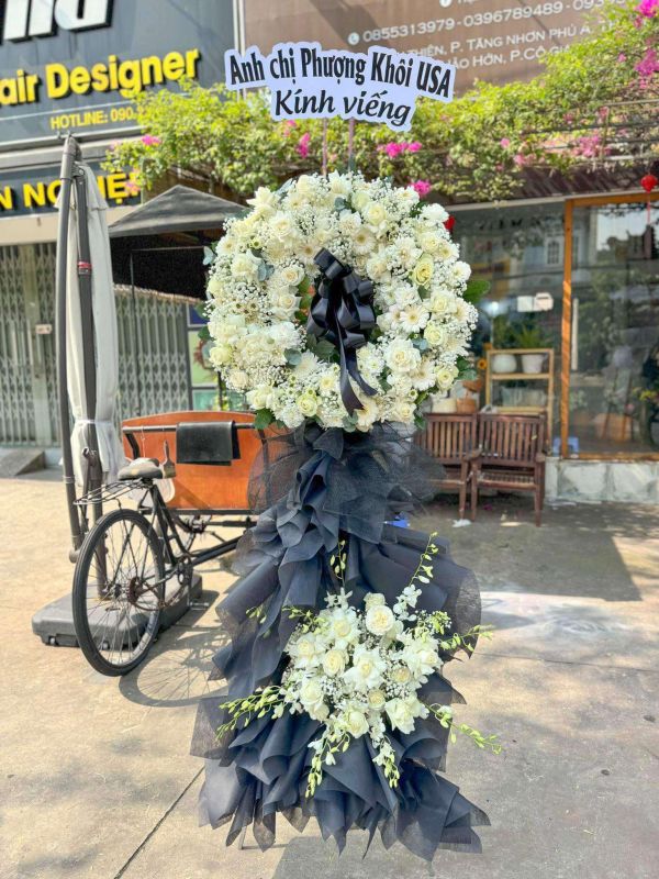 hoa chia buồn