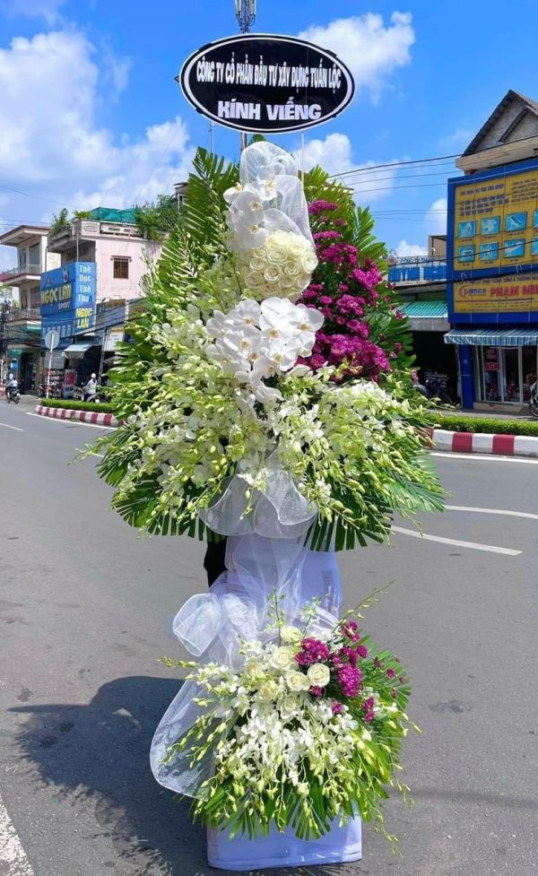 hoa chia buồn
