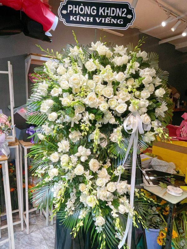 hoa chia buồn