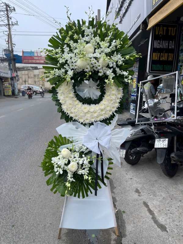 hoa chia buồn