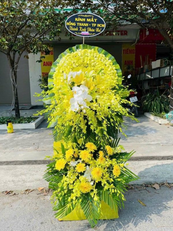 hoa chia buồn