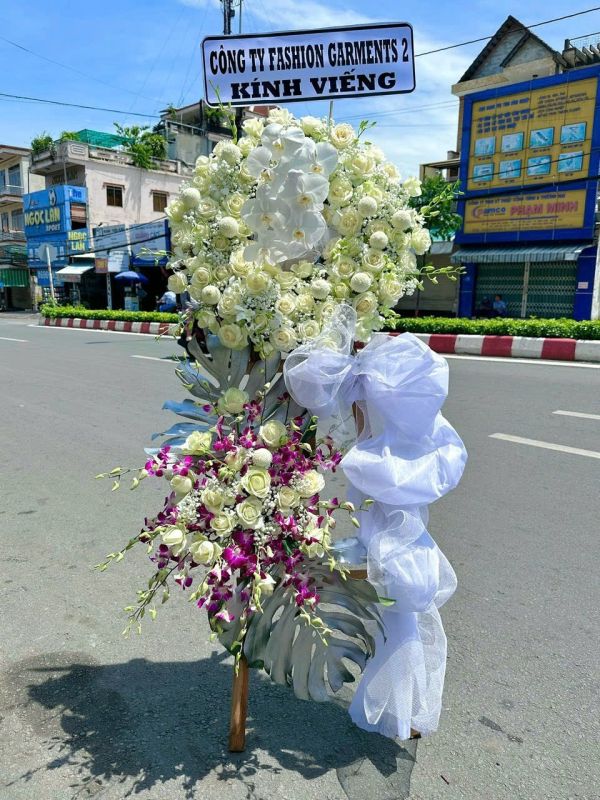 hoa chia buồn
