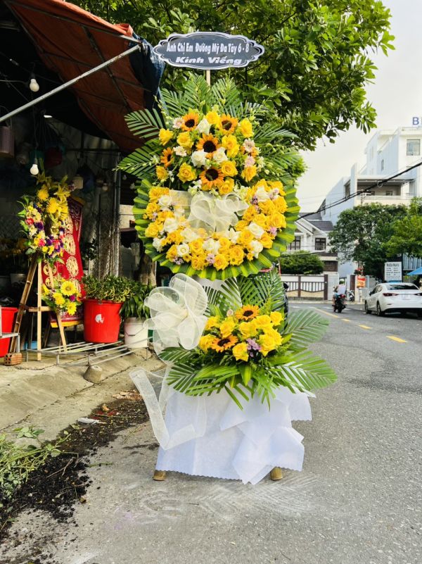 hoa chia buồn 