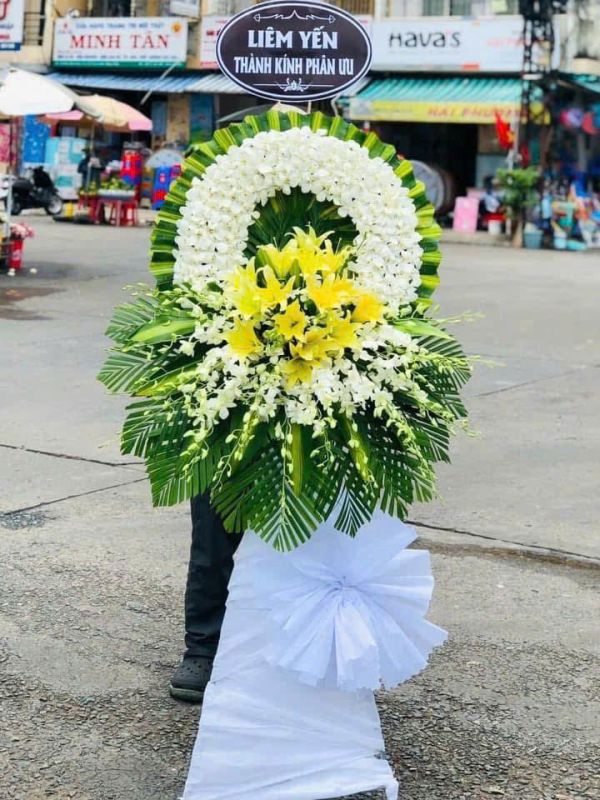 hoa chia buồn