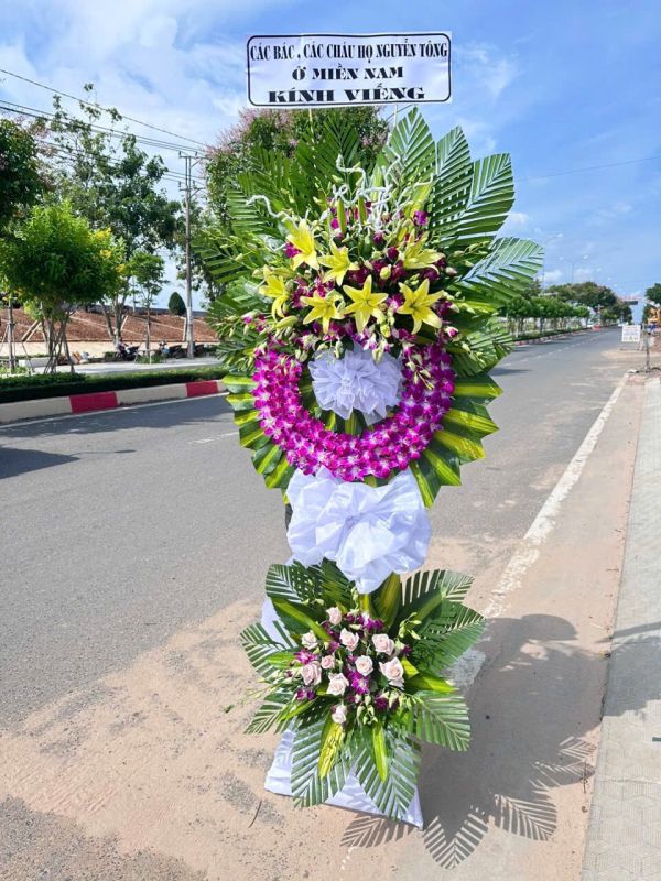 hoa chia buồn