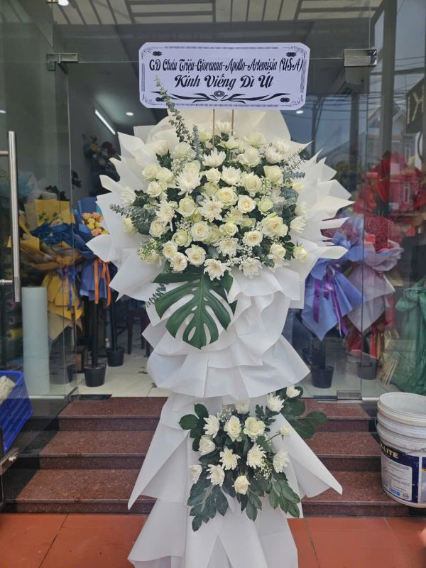 hoa chia buồn