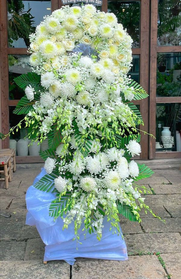 hoa chia buồn