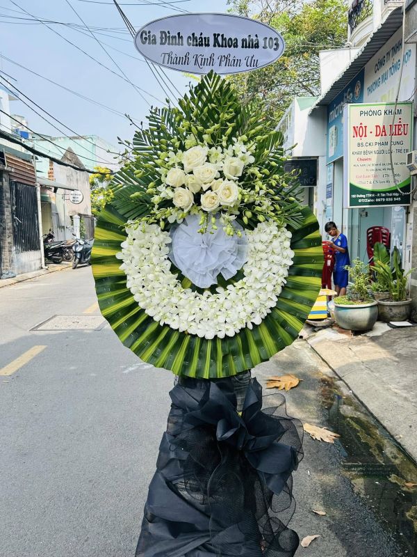 hoa chia buồn