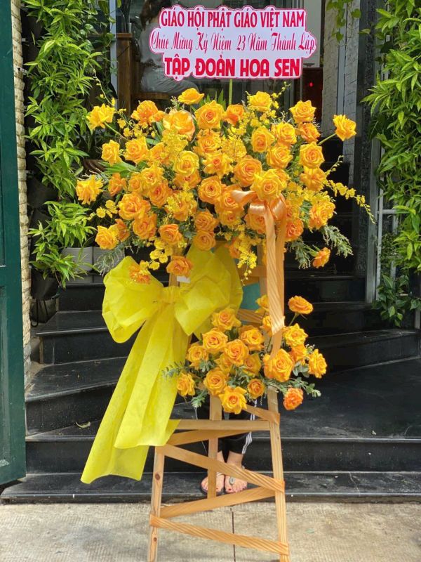 hoa chúc mừng đẹp