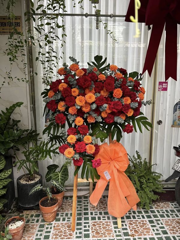 kệ hoa chúc mừng đẹp