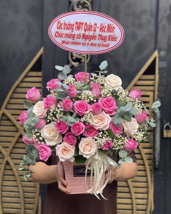 hoa chúc mừng quận bình tân