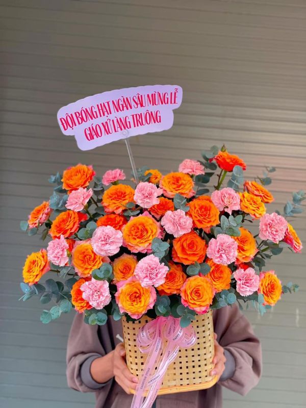 hoa chúc mừng đẹp