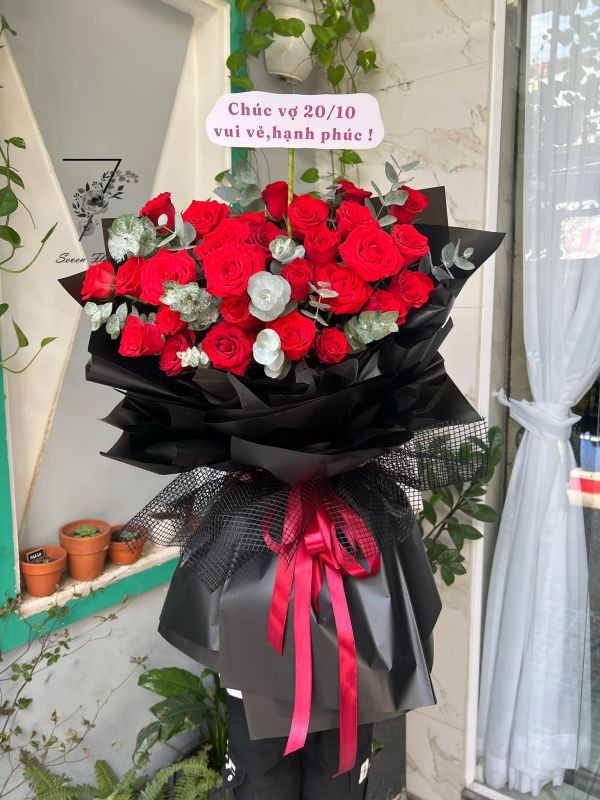 bó hoa chúc mừng