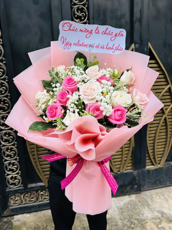 bó hoa chúc mừng