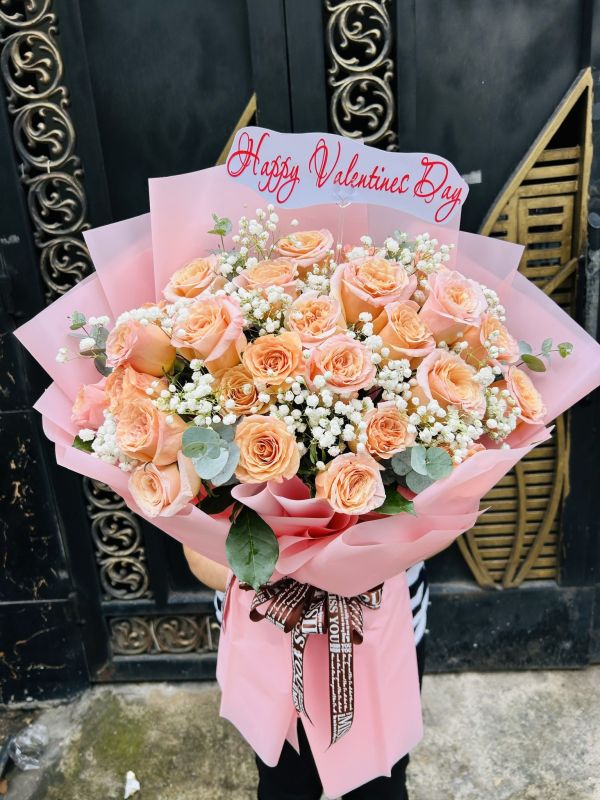 bó hoa chúc mừng