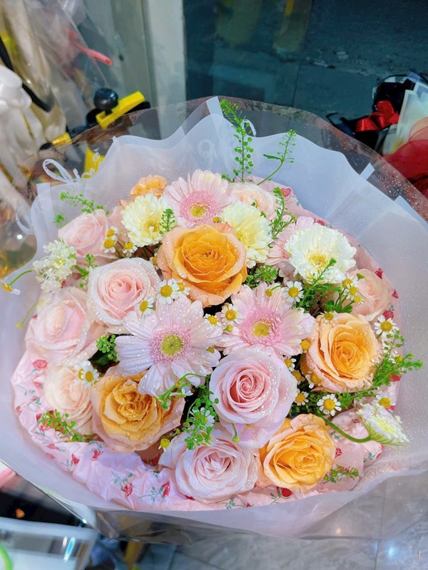 hoa chúc mừng