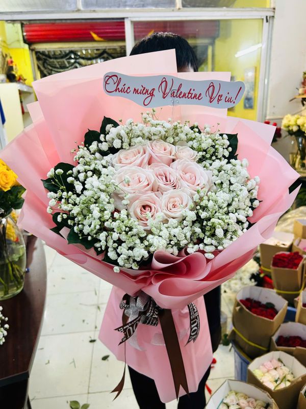 bó hoa chúc mừng