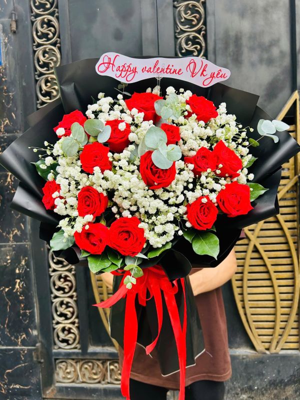 bó hoa chúc mừng