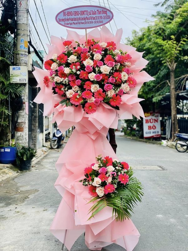 hoa khai trương