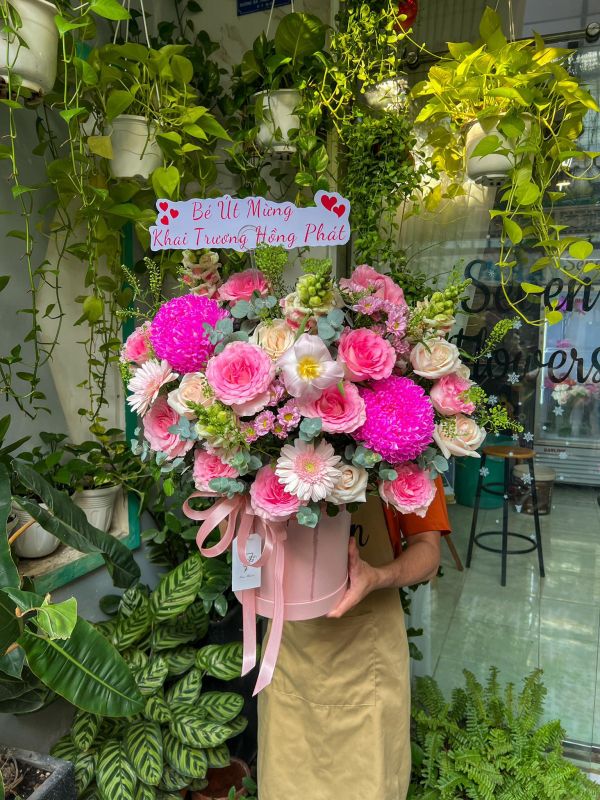 đặt hoa khai trương hóc môn