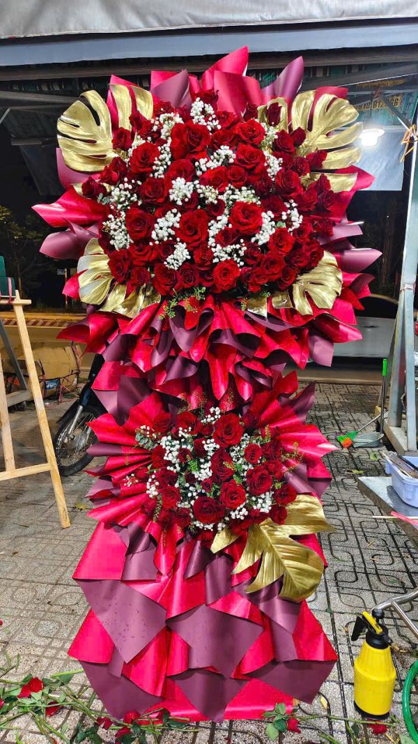 lẵng hoa khai trương