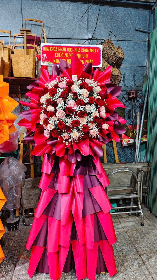 hoa khai trương 
